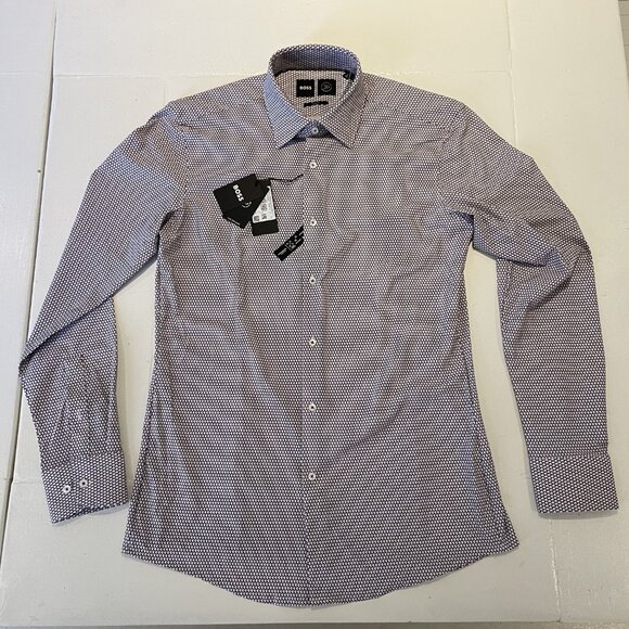 Hugo Boss Slim Fit 15.5/39 Performance Dress Shirt NWT - Picture 2 of 7